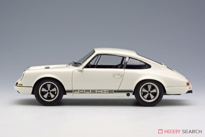 ポルシェ 911R 1967 ホワイト/ブラックストライプ (ミニカー) 商品画像3