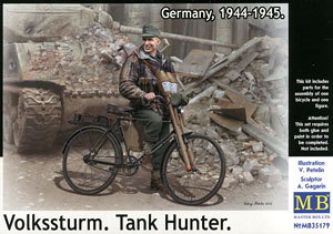 Volkssturm Tank Hunter Germany 1944-1945 w/Photo-Etched Parts (Plastic model)