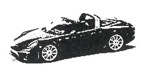 ポルシェ 911 タルガ サファイアブルーMT (ミニカー)