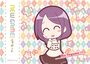 New Game! Pop Petit Character Mouse Pad 2. Toyama Rin (Anime Toy)