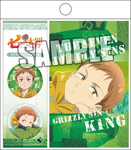 [The Seven Deadly Sins] Magnet & Notepad Set [King] (Anime Toy)