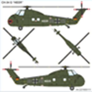 Sikorsky CH-34 Bundeswehr Army (Plastic model)