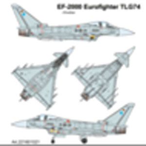 Eurofighter  Typhoon Single-seater TaktLwG-74 (Plastic model)