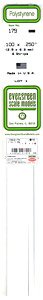 Plastic Bar Flat Bar 2.5*6.3 (6pcs.) (Material)