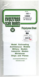 Plastic Sheet V-Group 0.5*2.5 (1pc.) (Material)