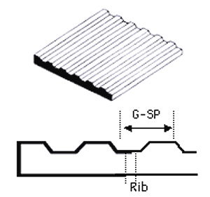 Plastic Sheet Metal Siding 1.0*2.5 (1pc.) (Material)