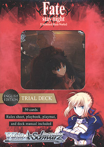 Weiss Schwarz Trial Deck (English Edition) Fate/stay night [Unlimited Blade Works] (Trading Cards)