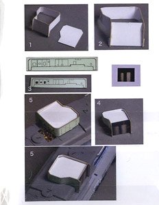 1/80(HO) Grade Up Sticker for DD51 SG Room Parts (for 1-Car) (for Kato Product) (Model Train)