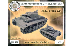 WWII German D.W.2 Prototype Heavy Tank Full Resin Kit (Plastic model)
