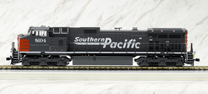 (HO) GE C44-9W SP (Southern Pacific) (#8104) (Model Train)
