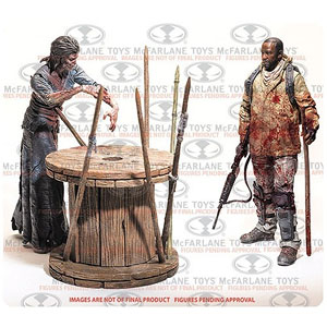 The Walking Dead/ 5inch Action Figure TV Series 8: Morgan Jones & Walker DLX Box Set (Completed)