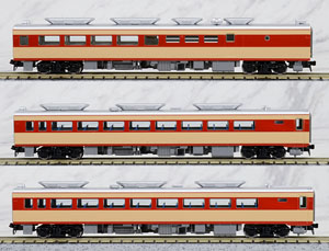 J.N.R. Limited Express Series KIHA82 Diesel Car (Hokkaido Area) (Add-On 3-Car Set) (Model Train)