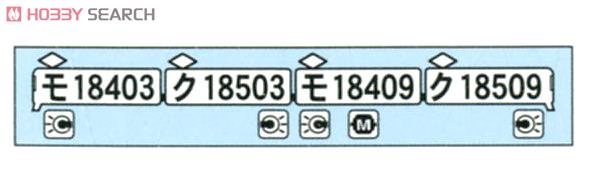 近鉄 18400系 登場時 (4両セット) (鉄道模型) 解説1