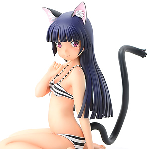 Kuroneko Stripe Mizugi Nekomimi ver. (PVC Figure)