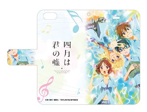 Notebook Type Smartphone Case [Your Lie in April] 03/Key Visual 3 for iPhone5/5s (Anime Toy)