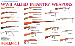 WWII Allied Infantry Weapons (Plastic model)