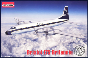 英・ブリストル175ブリタニア・シリーズ300ターボープロップ旅客機 (プラモデル)