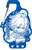 Shinobi, Koi Utsutsu Acrylic Carabiner Kirigakure Kurodo (Anime Toy) Item picture1