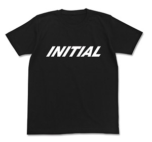 新劇場版「頭文字D」 INITIAL D Tシャツ BLACK S (キャラクターグッズ)
