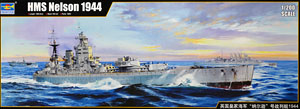 イギリス海軍戦艦 HMS ネルソン 1944 (プラモデル)