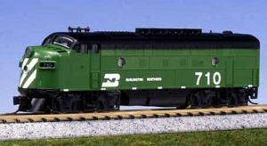 EMD F3 Burlington Northern #710 ★外国形モデル (鉄道模型)
