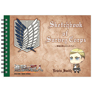 Attack on Titan Sketch Book of Survey Corps Erwin (Anime Toy)