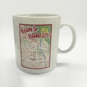 Biohazard Big Size Mug Cup Racoon City Map (Anime Toy)