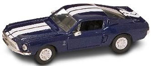 1968 シェルビー GT-500KR (メタリックブルー) (ミニカー)