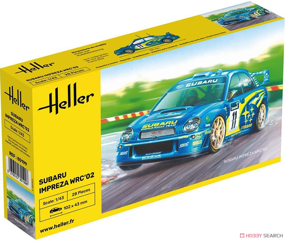 スバル インプレッサ WRC 2002 (プラモデル) パッケージ2