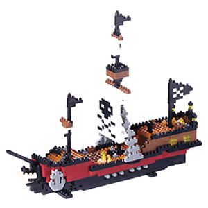nanoblock Pirate Ship (Block Toy)