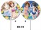 ガールズ＆パンツァー 丸型ミニうちわ 西住みほ (キャラクターグッズ) 商品画像1 サムネイル