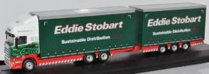 (OO) Scania Topline Drawbar Eddie Stobart (鉄道模型)