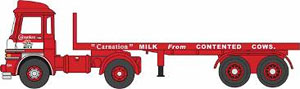 (OO) ERF LV Flatbed Trailer Carnation (鉄道模型)