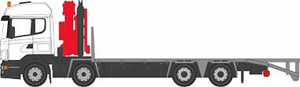 (OO) Scania Crane Lorry White (鉄道模型)