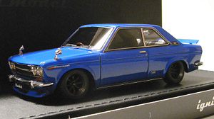 Datsun Bluebird Coupe (KP510) Blue (ミニカー)