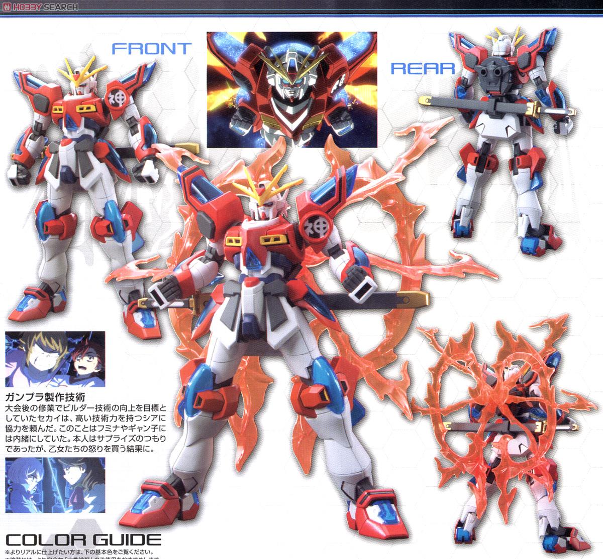 カミキバーニングガンダム (HGBF) (ガンプラ) 解説3 モーダル