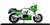 Kawasaki GPZ400R グリーン/ホワイト (ミニカー) 商品画像6