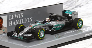 メルセデス AMG ペトロナス F1チーム W06 ハイブリッド L.ハミルトン モナコGP 2015 (ミニカー)