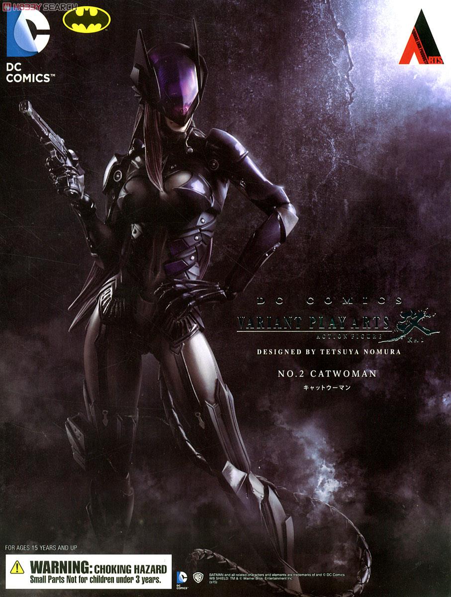 DC Comics VARIANT Play Arts Kai Designed by Tetsuya Nomura Catwoman (Completed) Package1