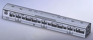 国鉄・近郊形直流電車115系 サハ115-300 車体キット (2両入り) (組み立てキット) (鉄道模型)