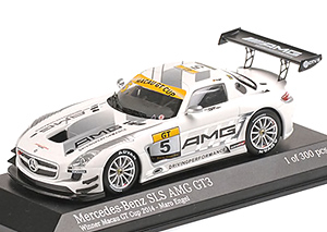 TSM Models x Tarmac Works Collaboration Special Model 2014 Macau GT Cup Champion Mercedes-Benz SLS AMG GT3 - Maro Engel (Diecast Car)