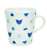 Monogram Pattern Dragon Quest Mug Cup White & Blue (Anime Toy) Item picture1