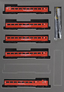 JR 485系特急電車 (Dk16編成・RED EXPRESS) セット (5両セット) (鉄道模型)