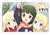 Hello!! Kin-iro Mosaic Hard Type Pass Case Kren & Shinobu & Alice (Anime Toy) Item picture1