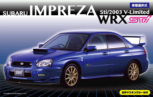 スバル インプレッサ WRX Sti/2003 V-Limited 窓枠マスキングシール付 (プラモデル)