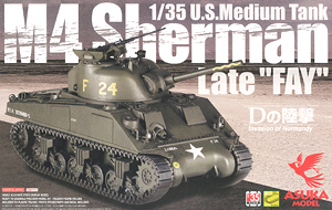 U.S. Medium Tank M4 Sherman Late Type `FAY` (Plastic model)