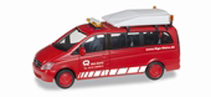 (HO) メルセデスベンツ ヴィート 大型貨物搬送車 `Riga Mainz` (鉄道模型)