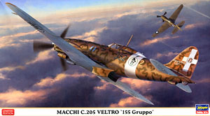 Macchi C.205 Veltro `The 155th Air Group` (Plastic model)