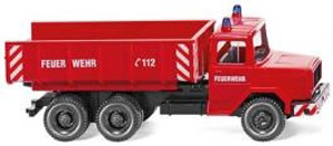 (HO) Magirus Dump Truck Fire Engine (Model Train)