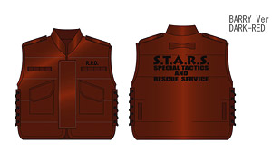 Biohazard S.T.A.R.S. Armor Vest Red XXL (Anime Toy)